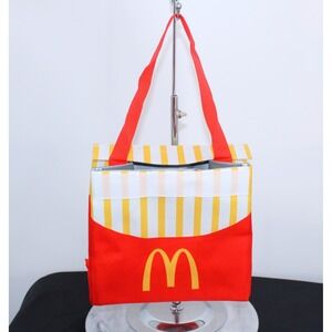 McDonalds Insulated Lunch Bag French Fry Box Logo Red Yellow Tote C-JH 2520